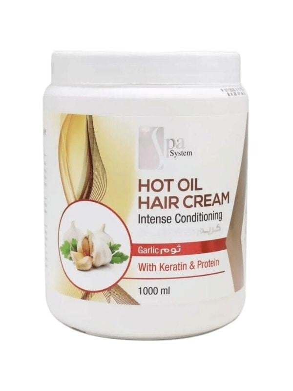 Spa System - Hot Oil Hair Cream, 1000 ml