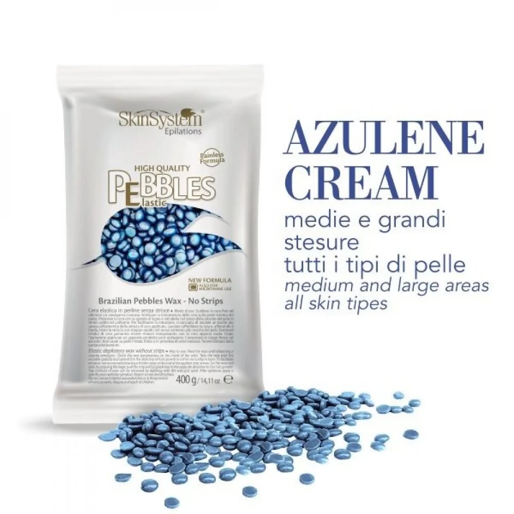 Skinsystem - wax granules for hair removal (AZULENE Crame) - 400 grams