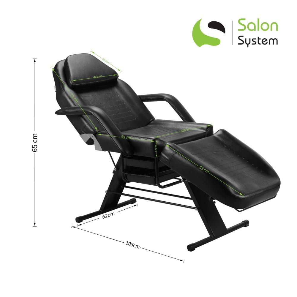 Beauty Saloon and massage chair - Black