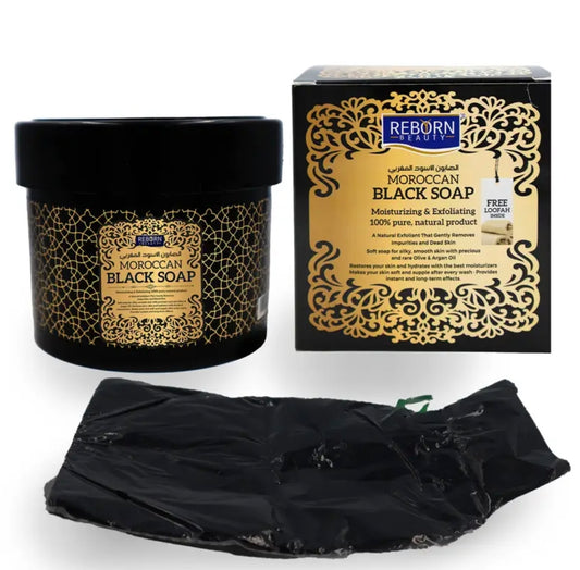 Reborn - Black Moroccan Soap - 500 ML