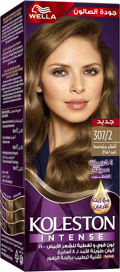 Wella Koleston - Intense hair Color Matte Medium Blonde (307/2)