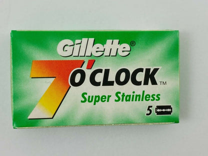 Gillette 7 Oclock Razors - 20x5