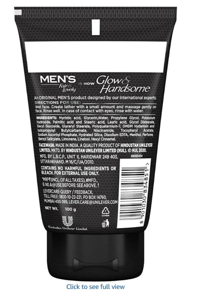 FAIR & LOVELY GLOW & HANDSOME 100 G
