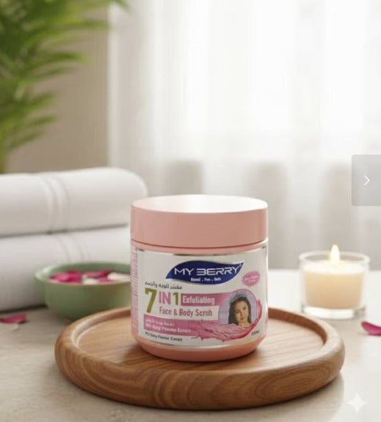 MY BERRY SCRUB BABY POWDER 7 IN 1 550 ML