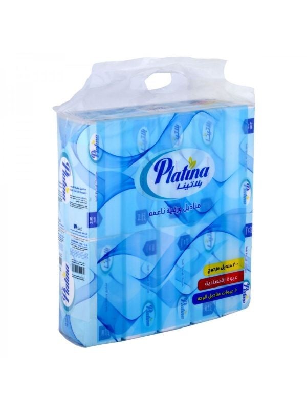 Platina - Facial Tissues 10 Packs * 200 Tissues