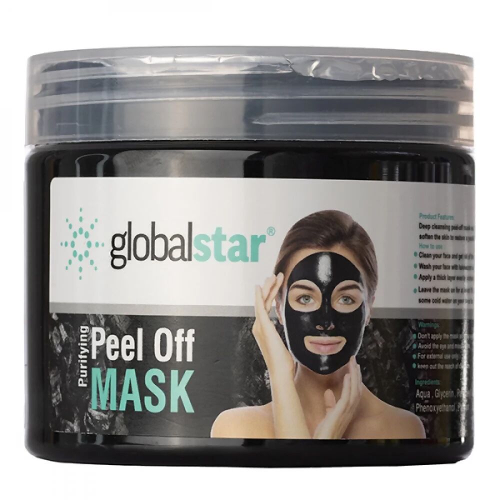 Global Star - Facial Mask peel off (with Charcoal) - 500 ML