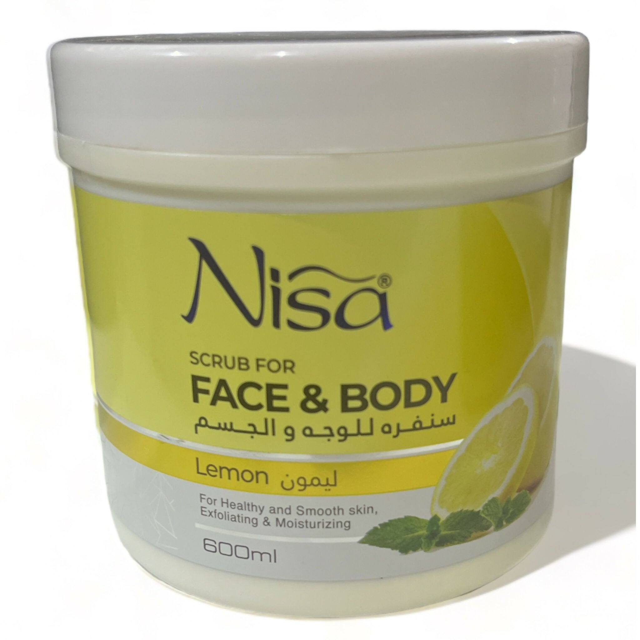 Nisa - Face and Body Scrub (Lemon) - 600 ML