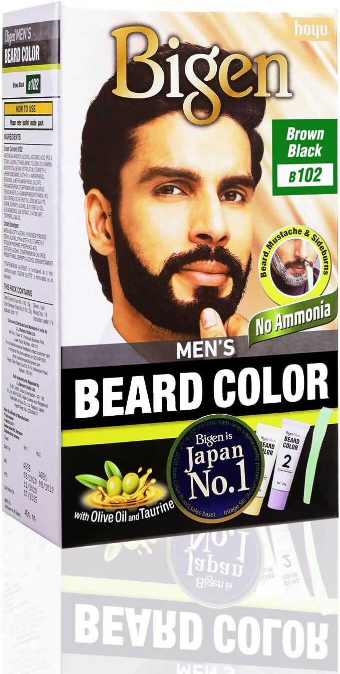 Bigen - Bigen Men's beard dye color Brown Black - Number B102