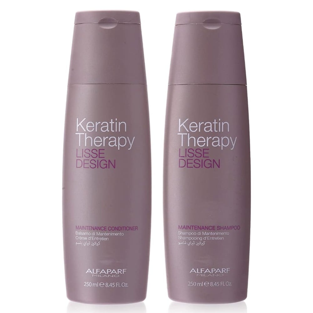 Alfaparf Milano - Keratin Therapy hair care set after straightening, shampoo and conditioner