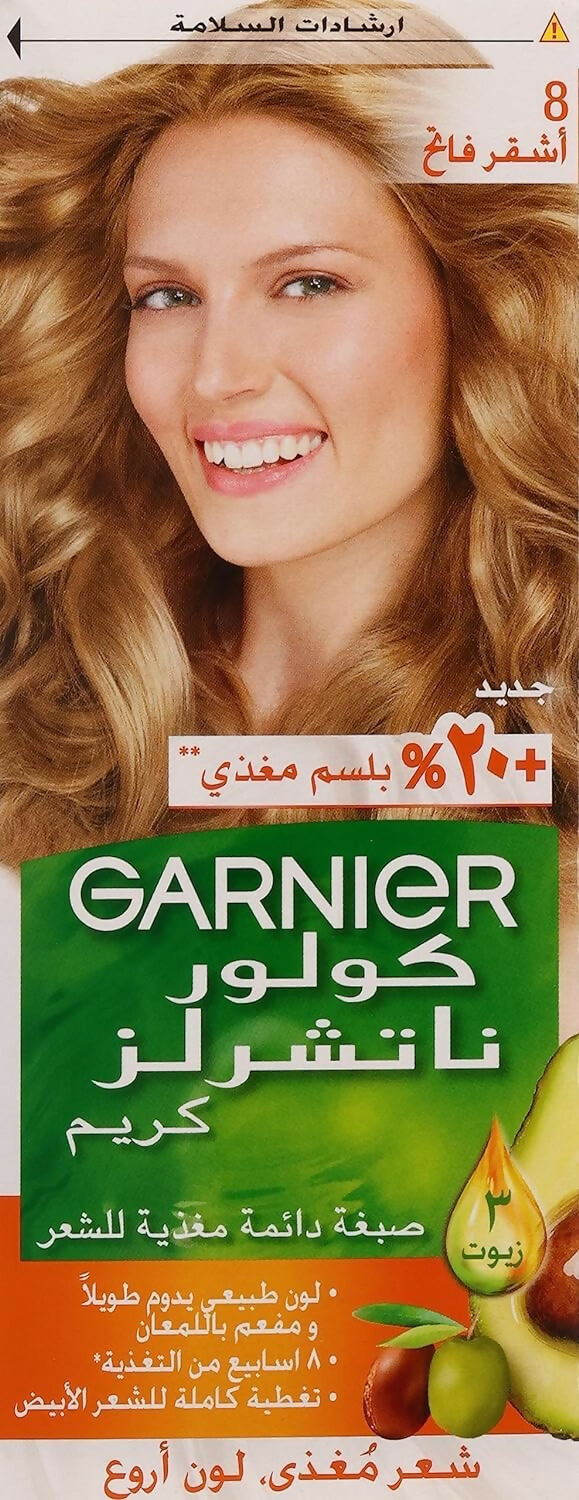 Garnier - Naturals Light Blonde Hair Color - Number 8