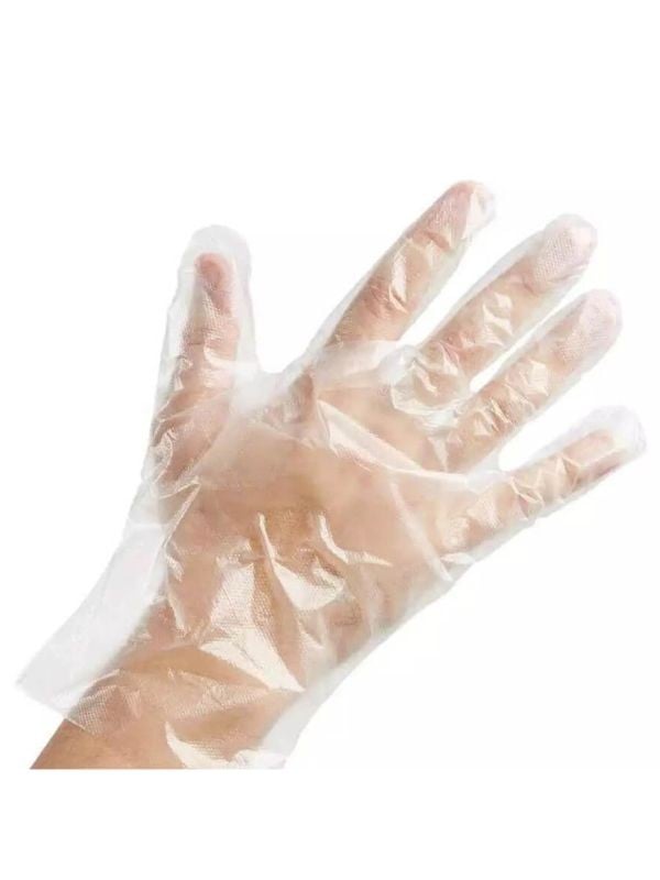 Plastic gloves, 100 pieces