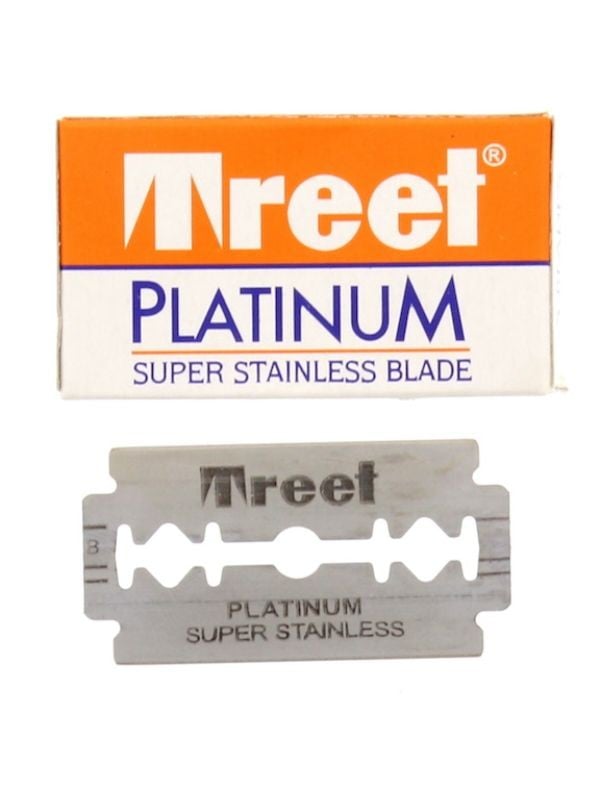 Treat Platinum Super Double Edge Razor Blades - 5 Blades