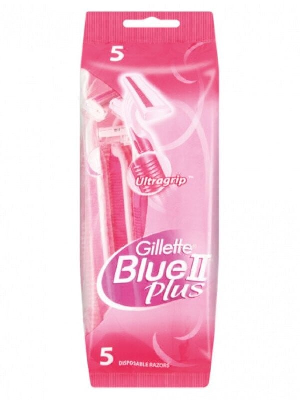 Gillette Blue2 Plus Disposable Women's Razor 5 Blades