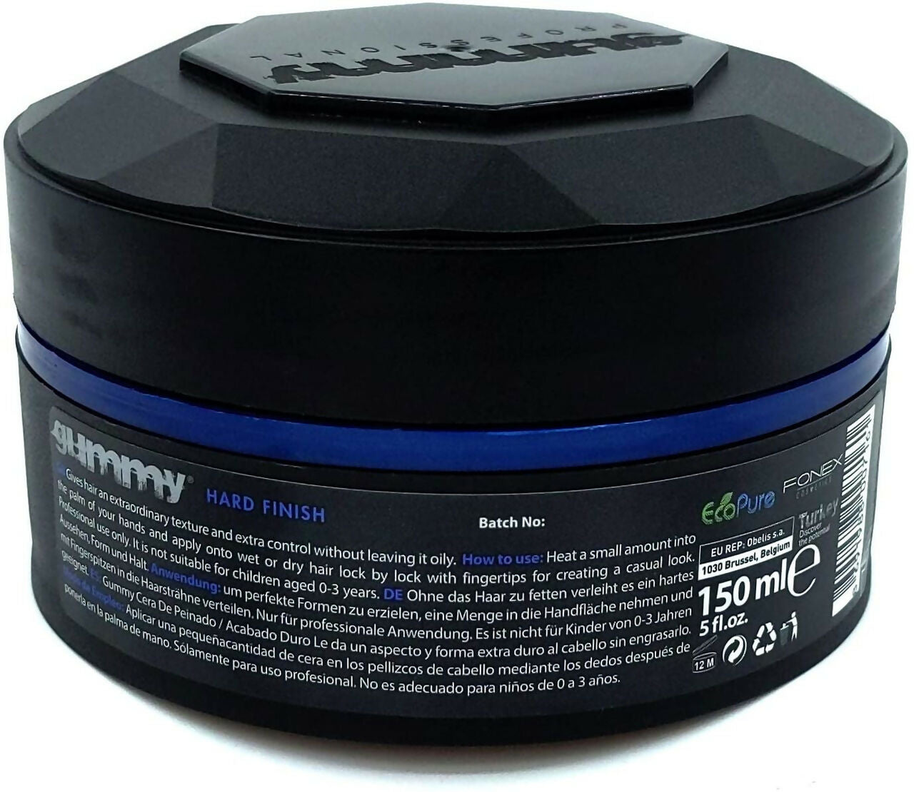 Gummy - Hair styling wax (Hard Finish) - 150 ML