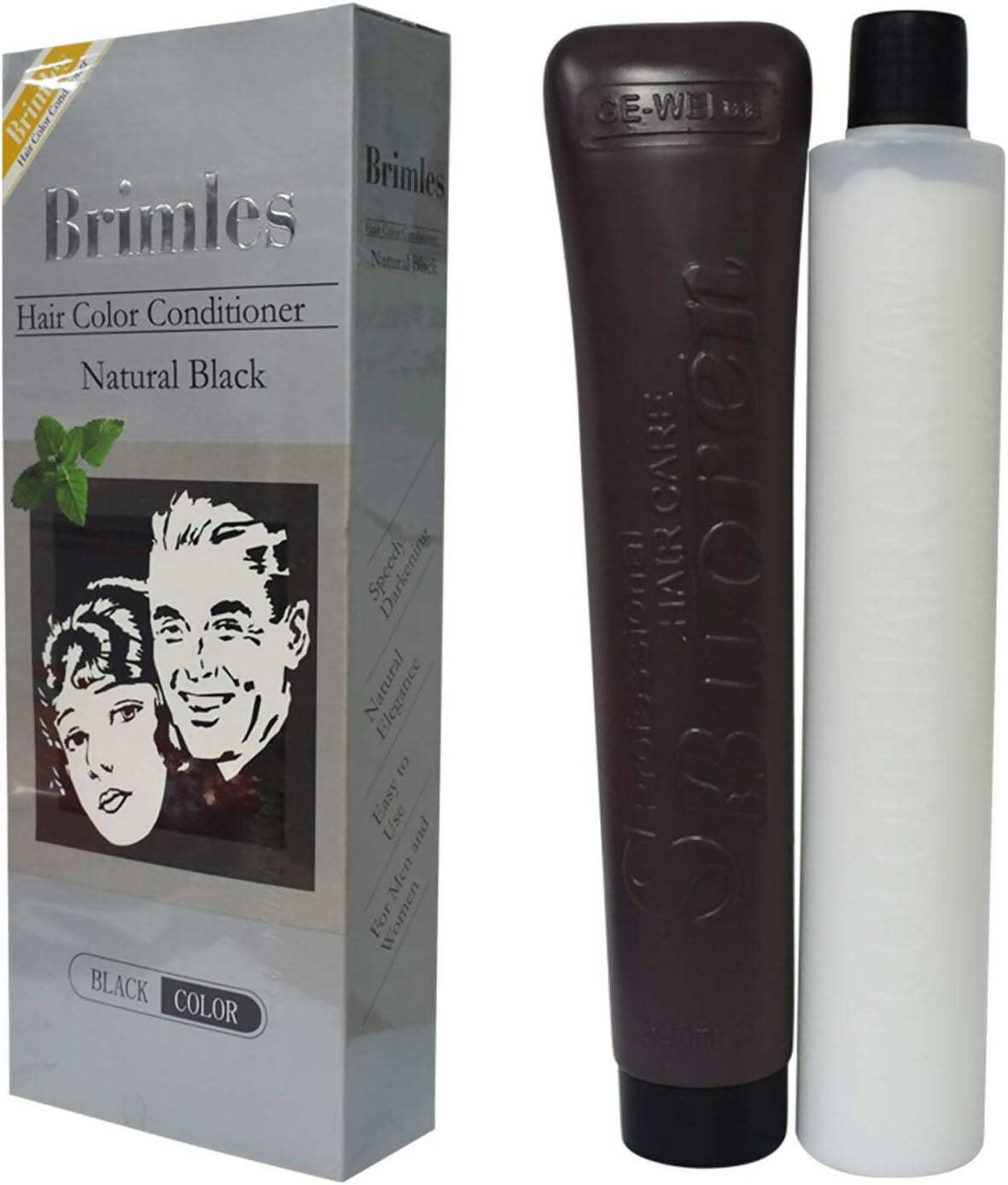 Brimles - Hair Color Conditioner Natural Black 2 X 500 ML – B Supply