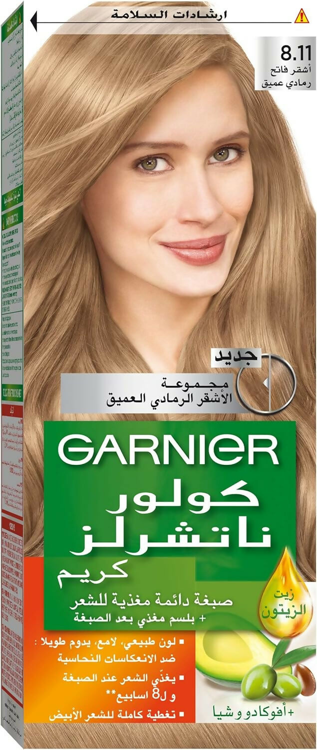 Garnier - Naturals Deep Ashy Light Blonde Hair Color - Number 8.11