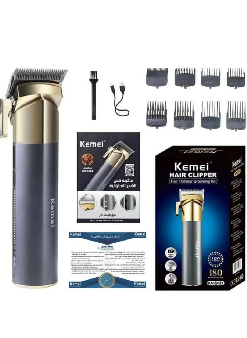 Kemei - Cordless Electric Hair Cutting Head Trimmer - Model Number: KM-5081