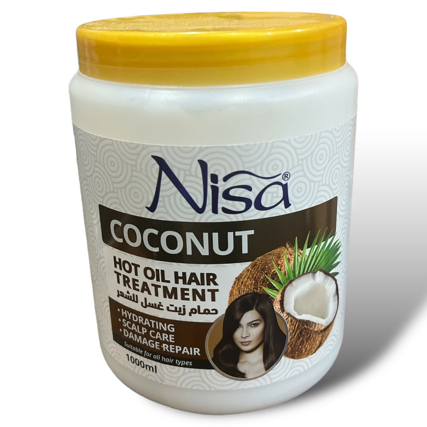 Nisa - Hair Mask & Oil bath with coconut - 1000 ml