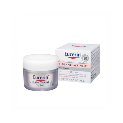 Eucerin Q10 Anti-Wrinkle Sensitive Skin Creme - 48 gram