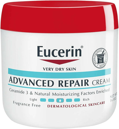 Eucerin Gelişmiş Onarıcı Vücut Kremi, Kuru Ciltler için Kokusuz Vücut Kremi - 454 gram